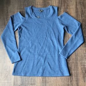 The Limited rubbed cold shoulder top